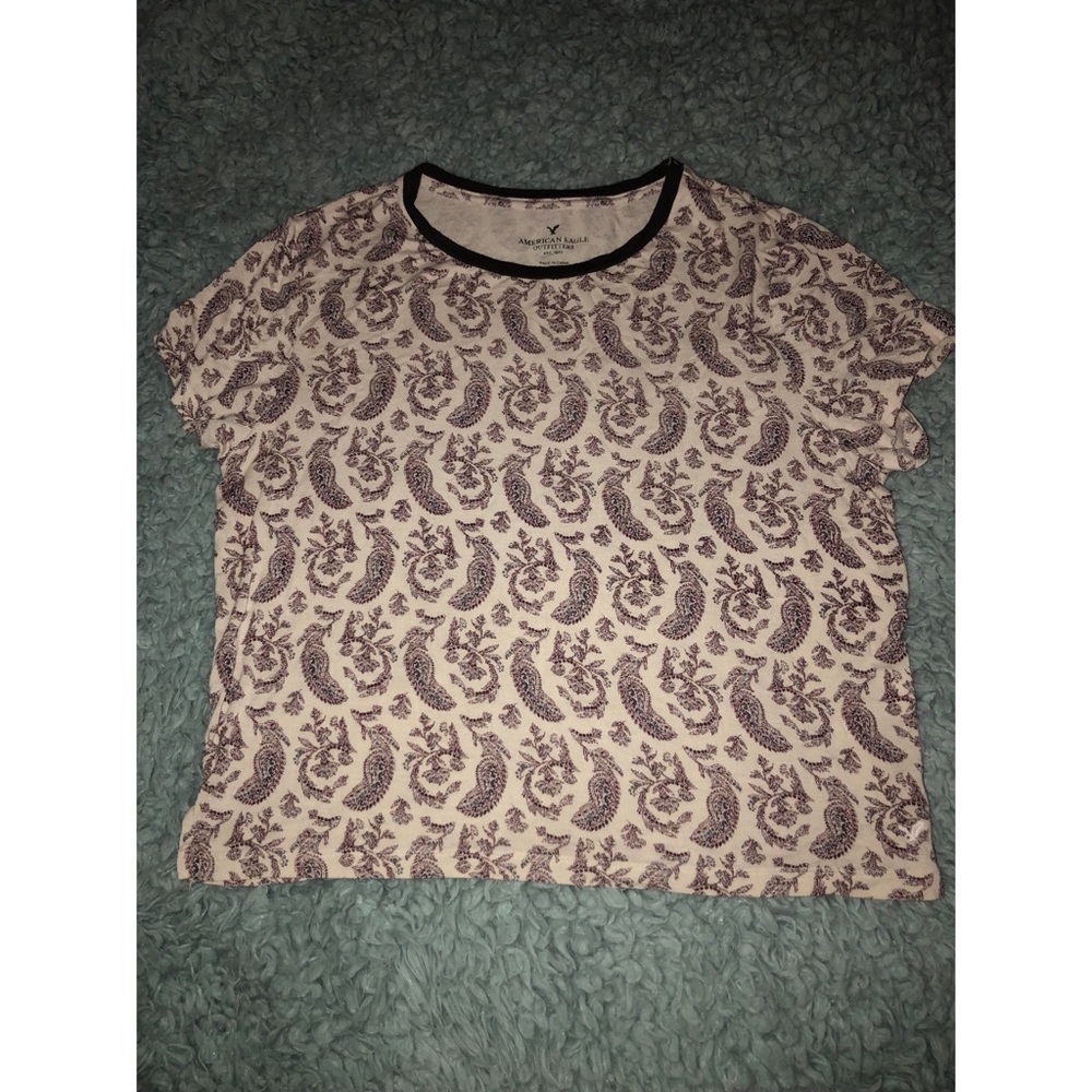 American Eagle Crop tee